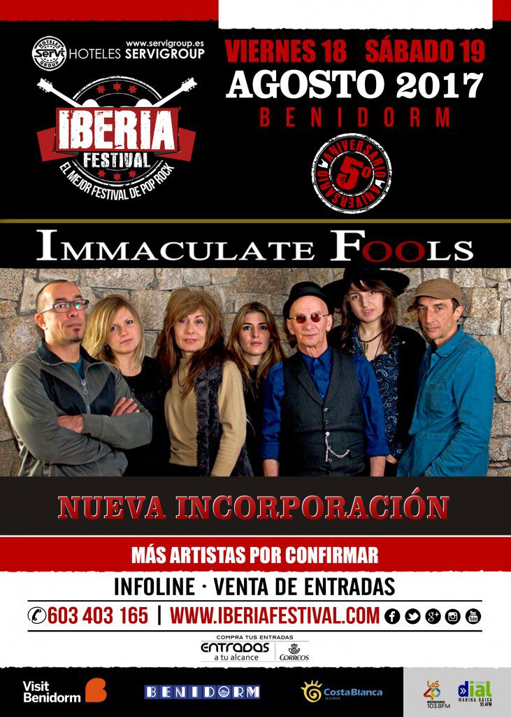Cartel Iberia Festival Inmaculate Fools